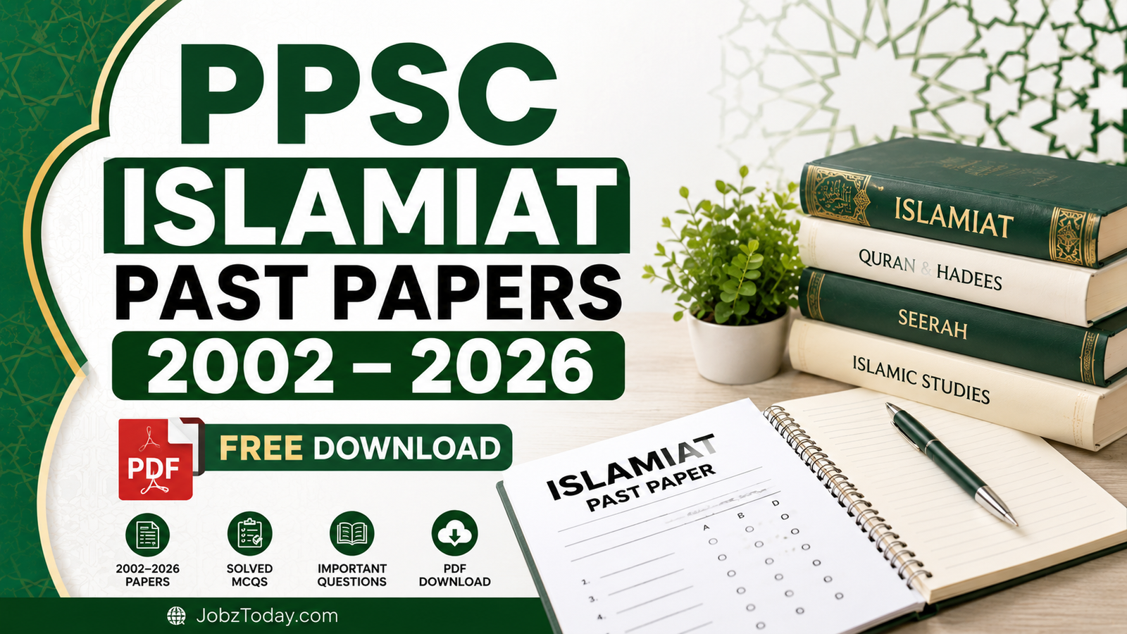 PPSC Islamiat Past Papers