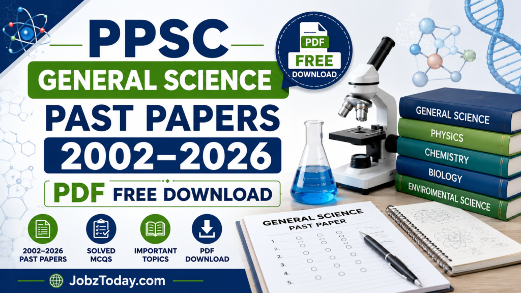 PPSC General Science Past Papers