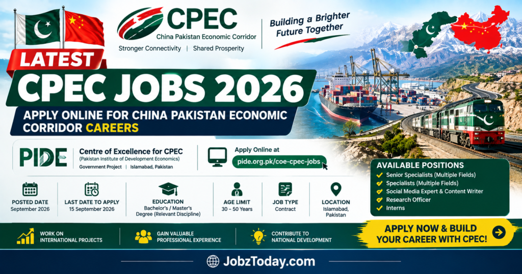 CPEC Jobs 2026