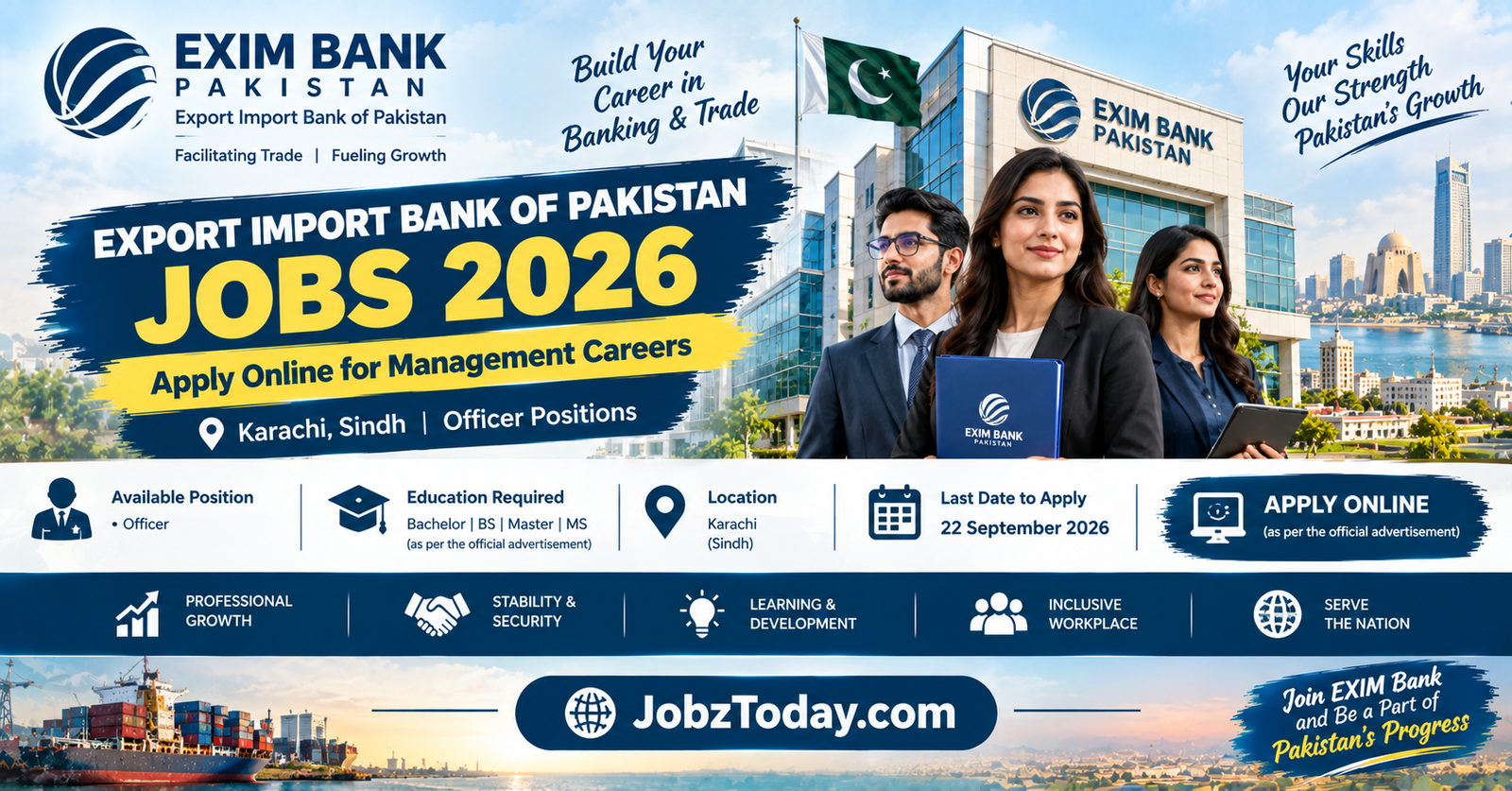 Export Import Bank of Pakistan Jobs 2026