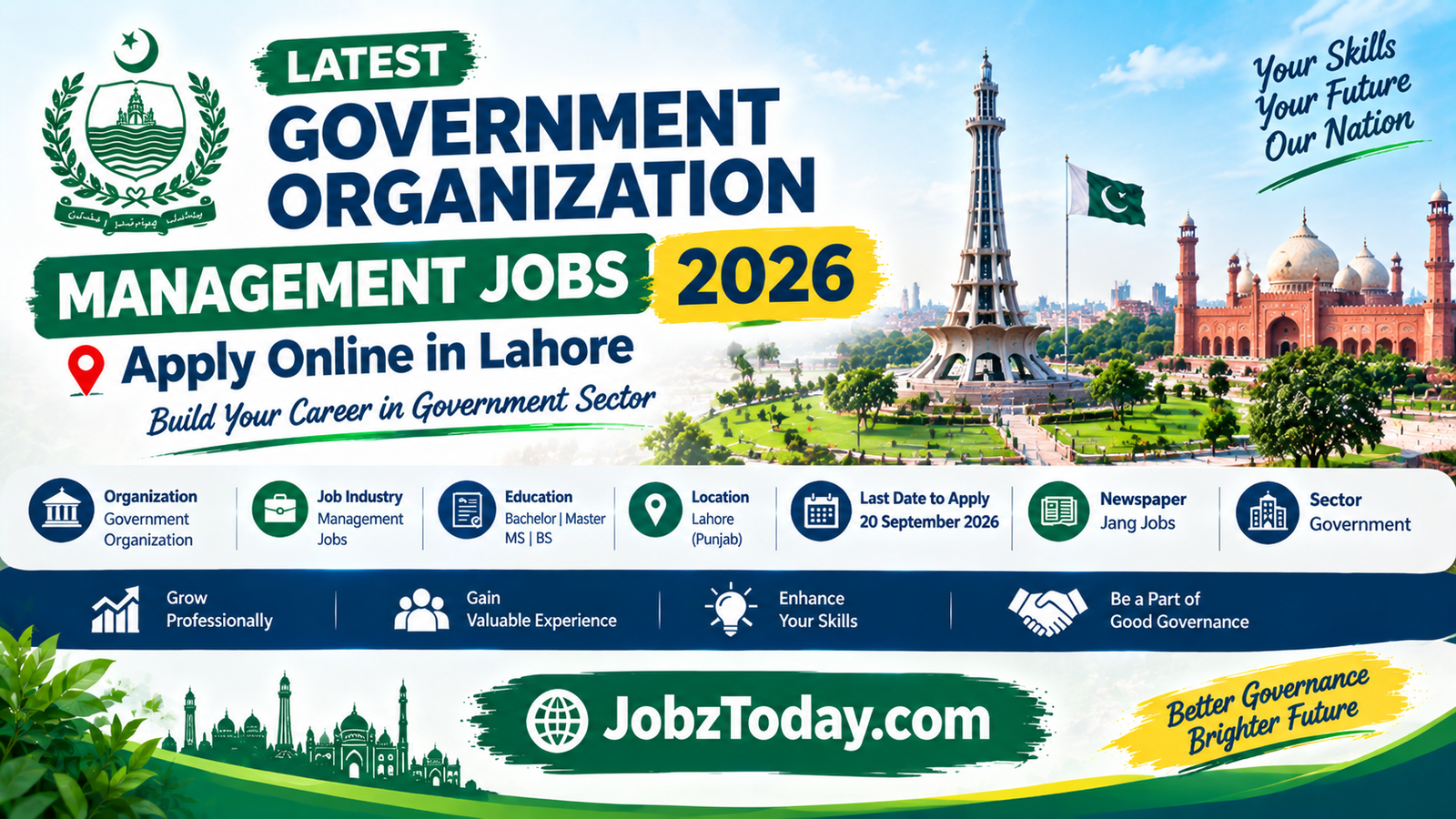 Government Organization Management Jobs 2026
