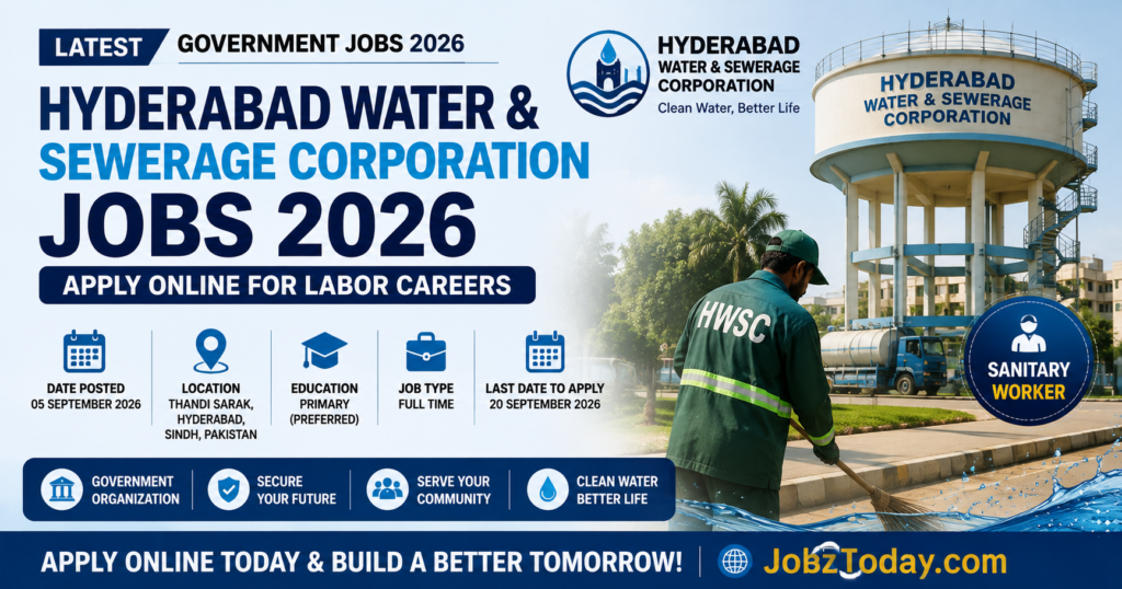 Hyderabad Water & Sewerage Corporation Jobs 2026