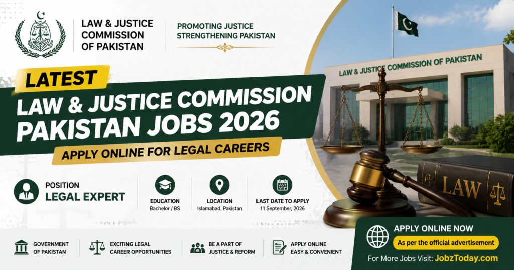 Law & Justice Commission Pakistan Jobs 2026