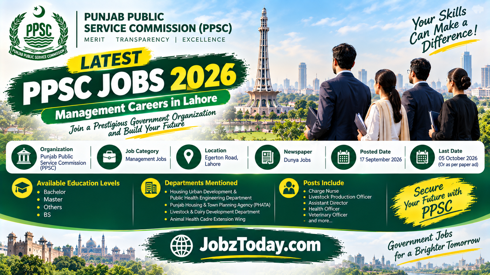 PPSC Jobs 2026