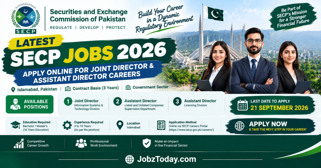SECP Jobs 2026