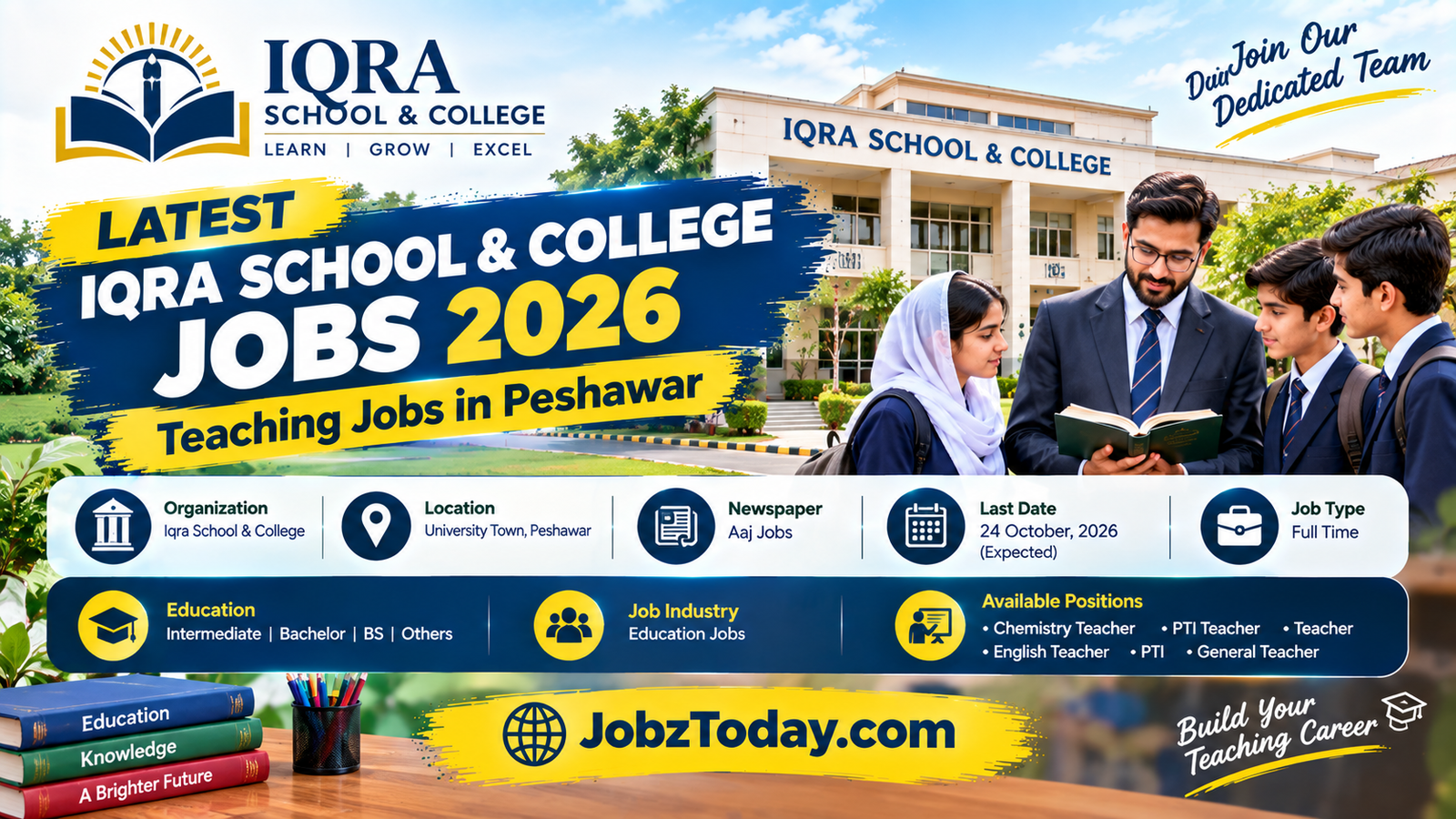 Iqra School & College Jobs 2026